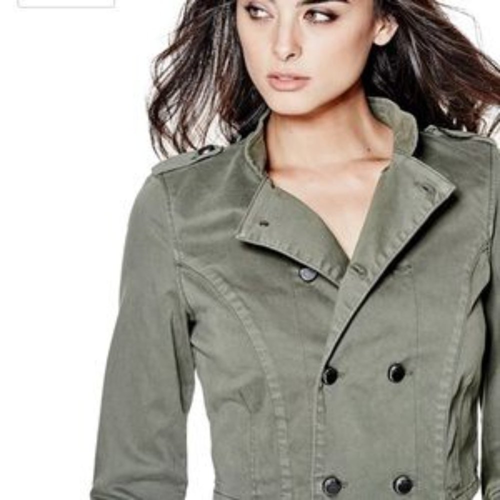 Guess Traveler Cropped Jacket sz xs